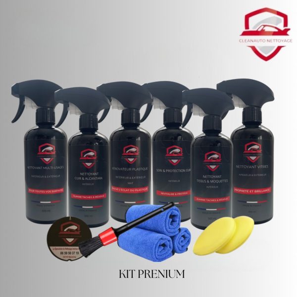kit premium Kit premium intérieur auto professionnel – Nettoyage & protection
