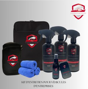 Kit d'entretien professionnel pour véhicules d'entreprises personnalisable avec votre logo