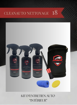 KIT D'ENTRETIEN AUTO "INTERIEUR"