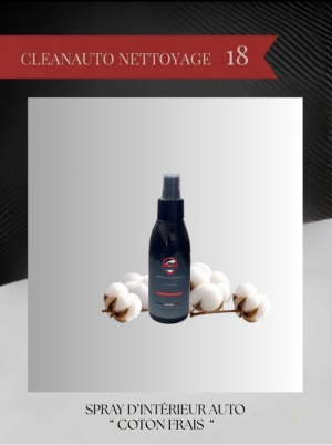SPRAY D'INTERIEUR AUTO (Coton frais)