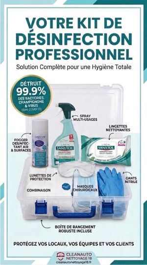 KIT DE DESINFECTION PROFESSIONNEL COMPLET – Hygiène et Protection